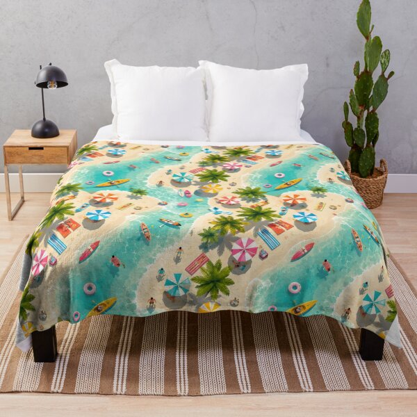 Item preview, Tropical Summer Pool Vacation Pattern designed and sold by DailyVines.