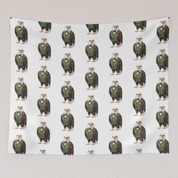 Item preview,  Bald Eagle Professor  designed and sold by Roy & Tiffany.
