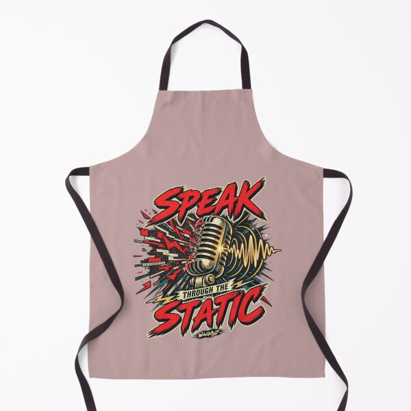 Item preview, Speak Through the Static – Retro Glitch Art designed and sold by WakeUpByLP.