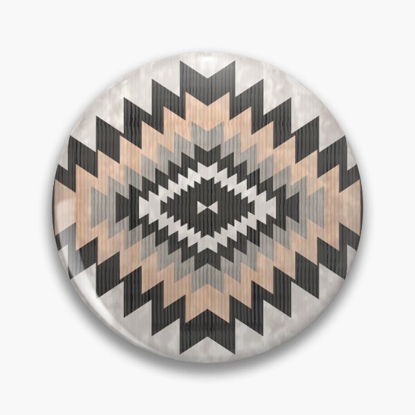 Item preview, Neutral Southwestern Boho Tribal Geometric Diamond Pattern designed and sold by Momoko-Hikaru.