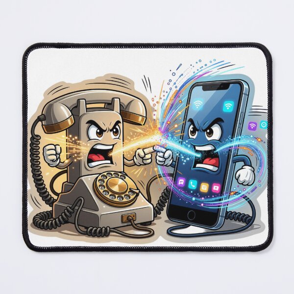 Item preview, Old Phone New Phone designed and sold by Imaginarium of Chaos falcon88 .