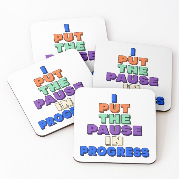 Item preview, I Put The Pause In Progress designed and sold by aihrgdesign.