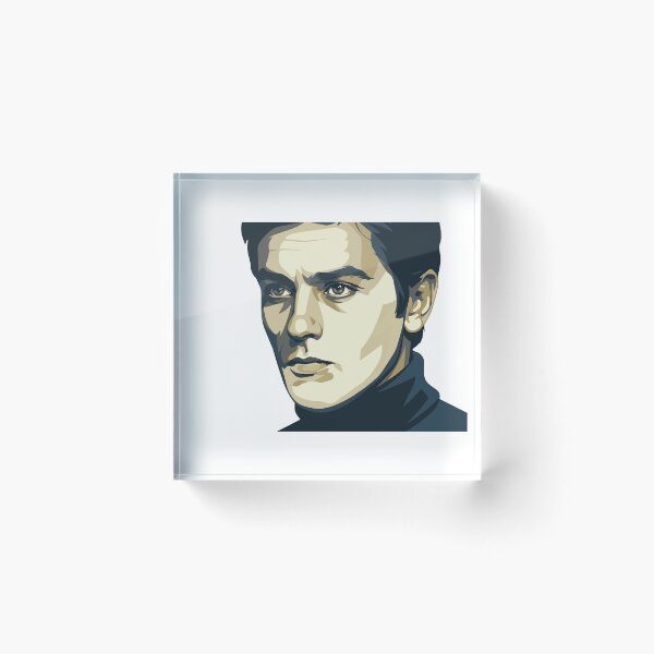 Item preview, Alain Delon Portrait designed and sold by tigrootiger.