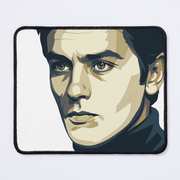 Item preview, Alain Delon Portrait designed and sold by tigrootiger.