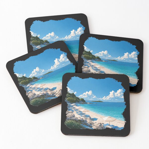 Artikelvorschau, Ksamil Strandpanorama entworfen und verkauft von DRABaBdesign.