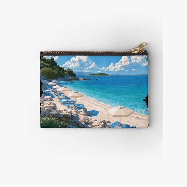 Item preview, Ksamil Beach Panorama designed and sold by DRABaBdesign.