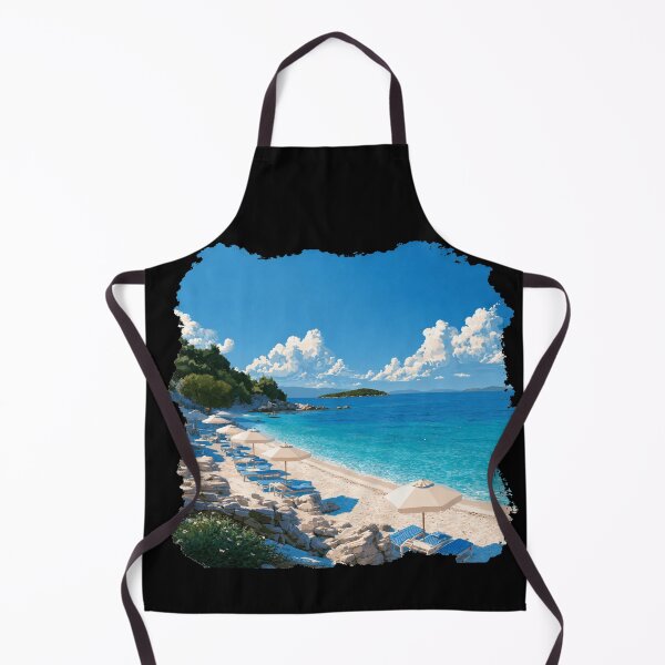 Item preview, Ksamil Beach Panorama designed and sold by DRABaBdesign.