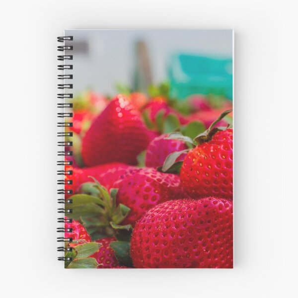 Item preview, Fresh Red Strawberries Close-Up Pile of Ripe Fruit With Green Leaves for Summer Snacks designed and sold by Nmallia.