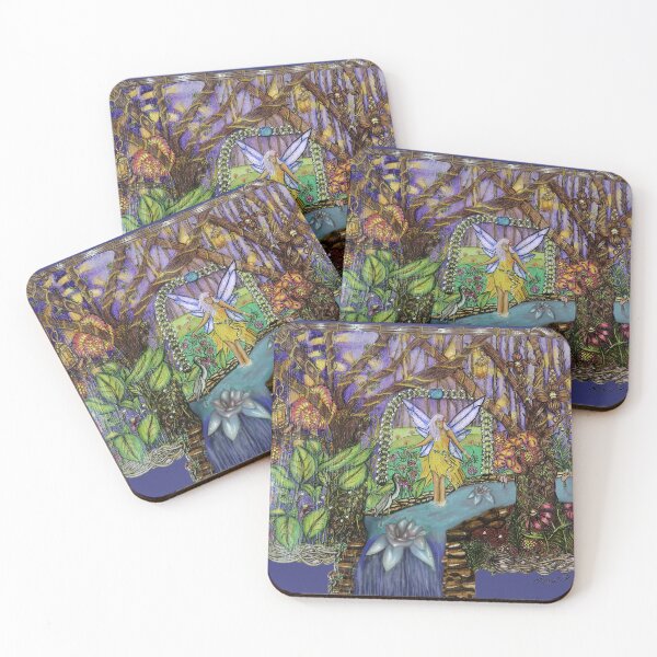 Item preview, Zentangle Fairy at the Enchanted Waters designed and sold by LorieFossaArt.
