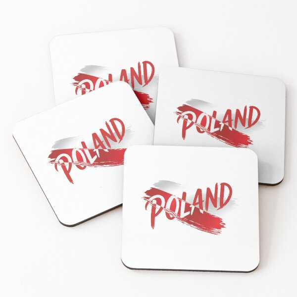 Item preview, Poland Flag Typography Design designed and sold by Pencil & Pixel.