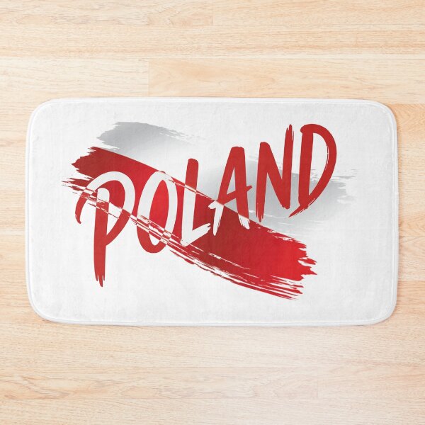 Item preview, Poland Flag Typography Design designed and sold by Pencil & Pixel.