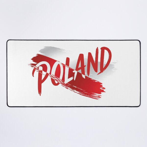 Item preview, Poland Flag Typography Design designed and sold by Pencil & Pixel.