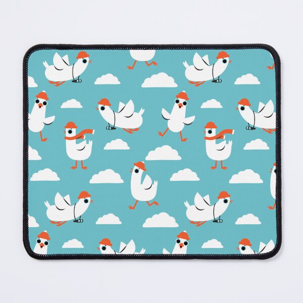Item preview, funny seagulls, happy goose designed and sold by GennyBunny.