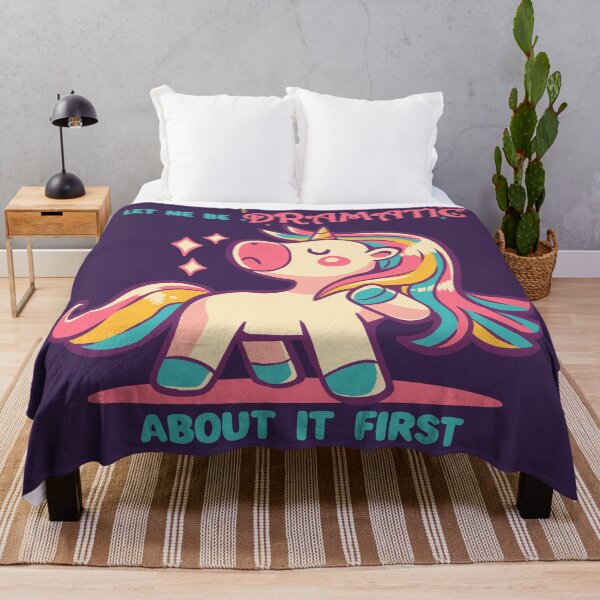 Item preview, Let me be Dramatic Unicorn designed and sold by TechraNova.