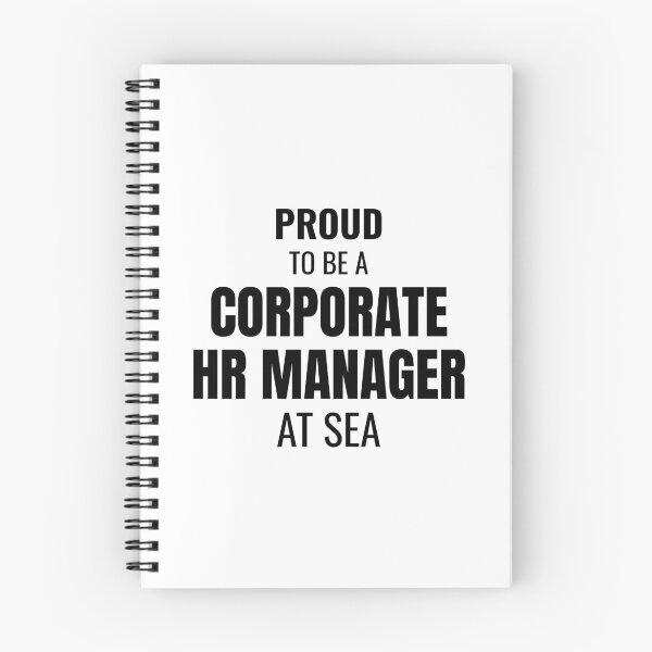 Item preview, Proud to be a Corporate HR Manager at Sea (Black) designed and sold by ShipCrewNation.