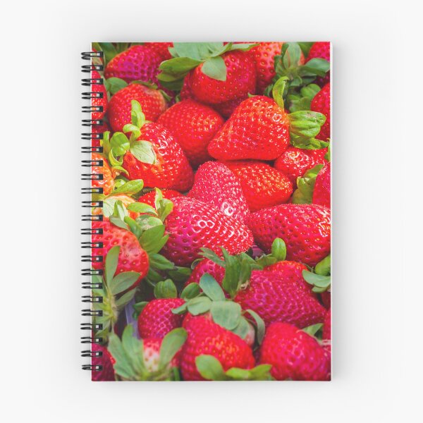Item preview, Fresh Red Strawberries Close-Up Pile of Ripe Fruit With Green Leaves for Summer Snacks designed and sold by Nmallia.