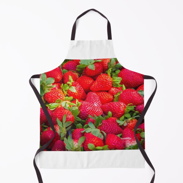 Item preview, Fresh Red Strawberries Close-Up Pile of Ripe Fruit With Green Leaves for Summer Snacks designed and sold by Nmallia.