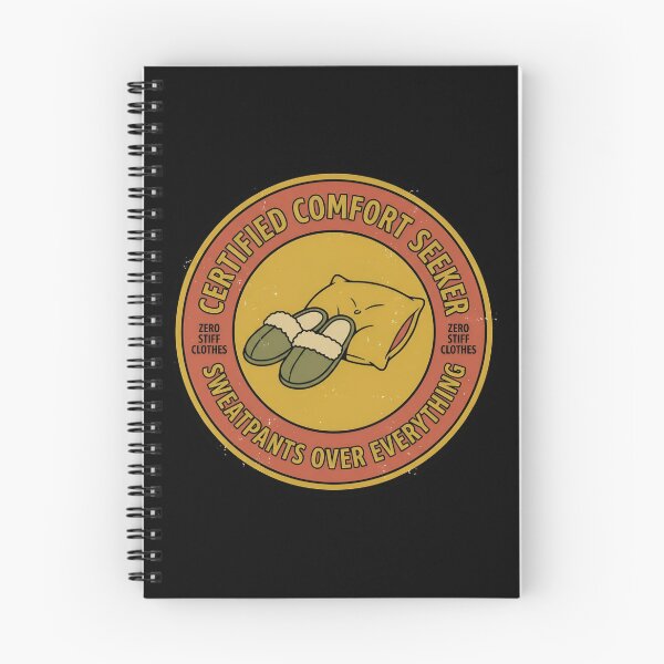 Item preview, Certified Comfort Seeker Sweatpants Over Everything Retro Badge designed and sold by DuckOddity.