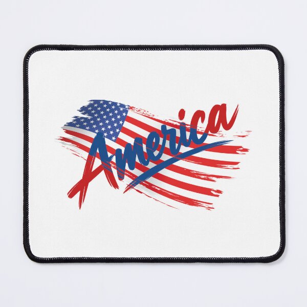 Item preview, America Flag Typography Design designed and sold by Pencil & Pixel.