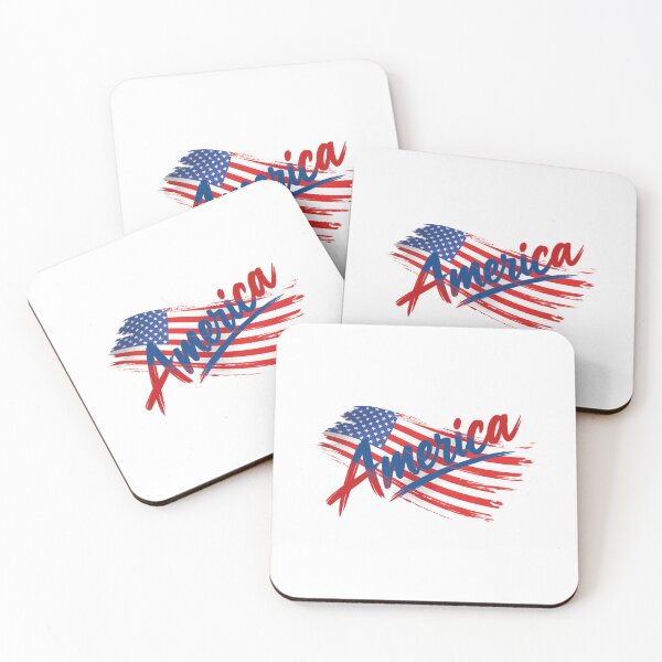 Item preview, America Flag Typography Design designed and sold by Pencil & Pixel.