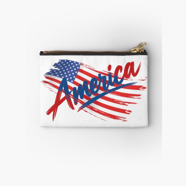 Item preview, America Flag Typography Design designed and sold by Pencil & Pixel.