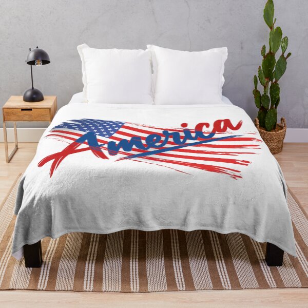 Item preview, America Flag Typography Design designed and sold by Pencil & Pixel.