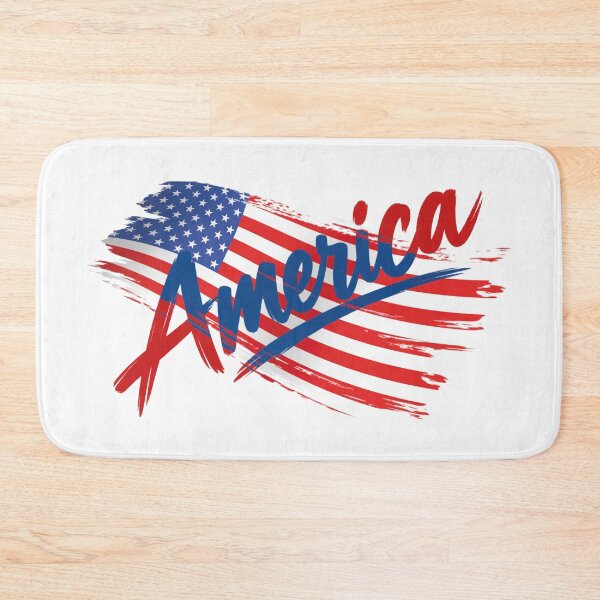 Item preview, America Flag Typography Design designed and sold by Pencil & Pixel.