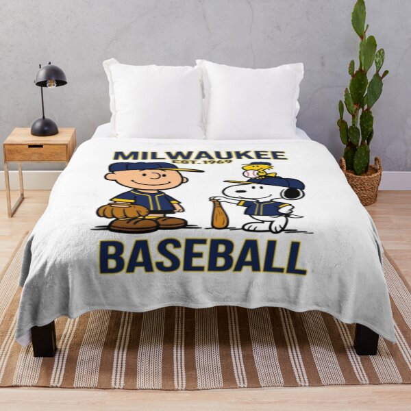 Item preview, Milwaukee Brewers Snoopy Baseball B0016 designed and sold by jacqueliSne.