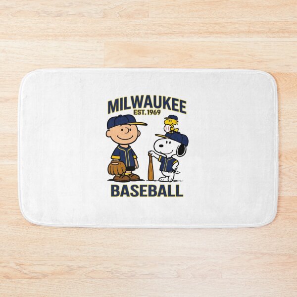 Item preview, Milwaukee Brewers Snoopy Baseball B0016 designed and sold by jacqueliSne.