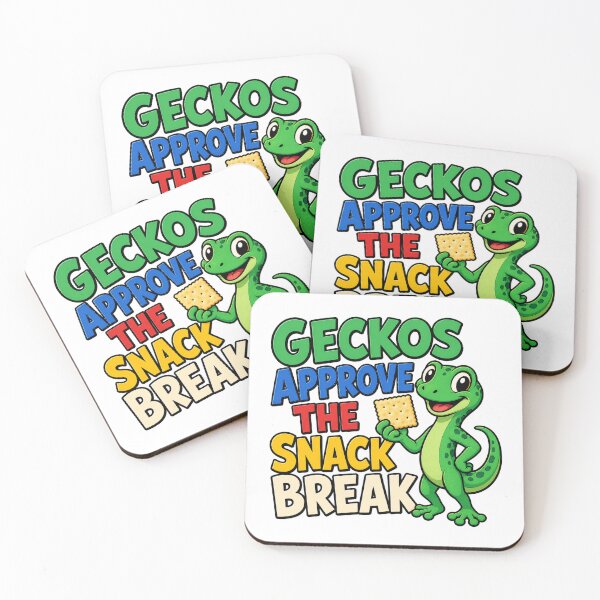 Item preview, Geckos Approve The Snack Break designed and sold by aihrgdesign.