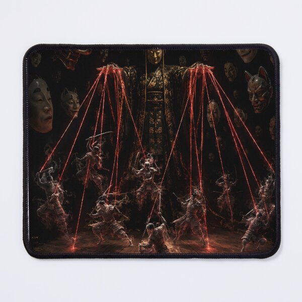 Item preview, Cursed Noh Master Japanese Puppet Horror Art designed and sold by MouradStudio.