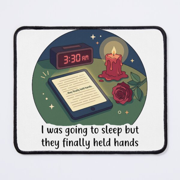 Item preview, I Was Going To Sleep But They Finally Held Hands Slow Burn Romance Reader designed and sold by PrintivoraHub.