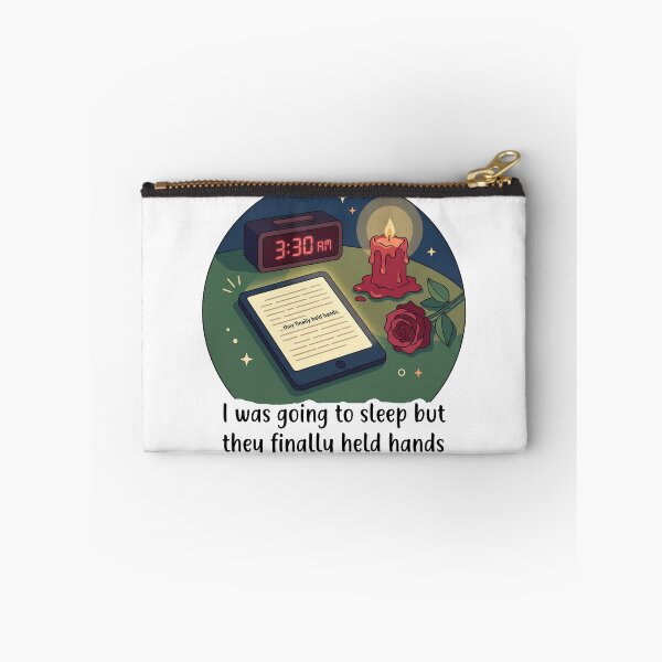 Item preview, I Was Going To Sleep But They Finally Held Hands Slow Burn Romance Reader designed and sold by PrintivoraHub.