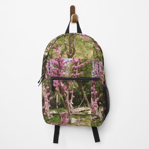 Item preview, Vibrant Redbud Blossoms Close-Up designed and sold by KaleChub.