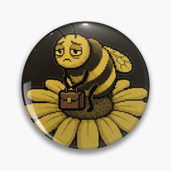 Item preview, Hustler Bee – Overworked Pixel Art Funny designed and sold by Arobinoz.