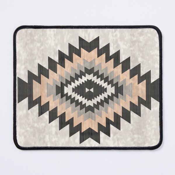 Item preview, Neutral Southwestern Boho Tribal Geometric Diamond Pattern designed and sold by Momoko-Hikaru.