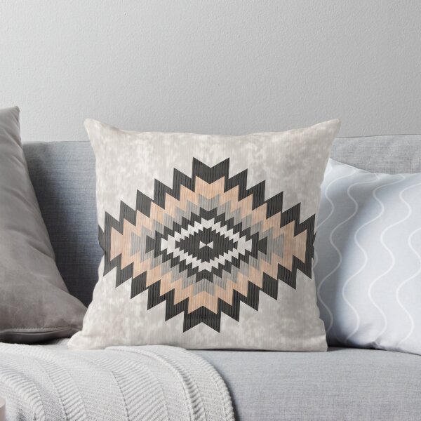Item preview, Neutral Southwestern Boho Tribal Geometric Diamond Pattern designed and sold by Momoko-Hikaru.