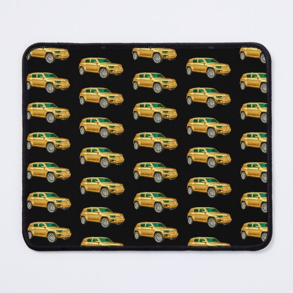 Item preview, Gold Renault all-terrain emerald glass car designed and sold by C3R0.