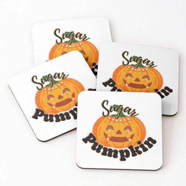 Item preview, Sugar Pumpkin - Retro Vintage Halloween Jack O Lantern | Dark Ink Edition designed and sold by SunandShade.
