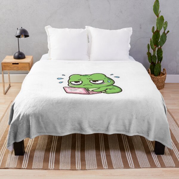 Item preview, Anxiety Frog On Laptop - Funny WFH Frog Art designed and sold by FBA.