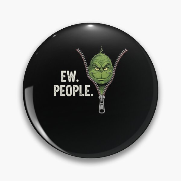 Item preview, Ew People Grinch Zipper designed and sold by jacqueliSne.