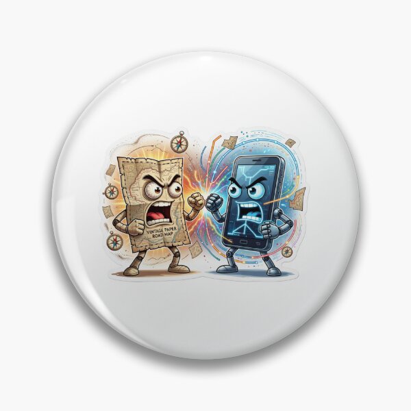 Item preview, Mapa vs GPS designed and sold by Imaginarium of Chaos falcon88 .