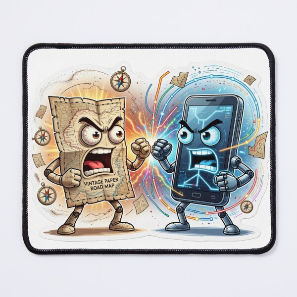 Item preview, Map vs GPS designed and sold by Imaginarium of Chaos falcon88 .