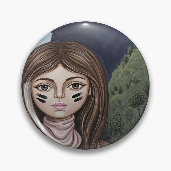 Item preview, Tribal Girl in Nature Landscape designed and sold by SofiaByCruti.