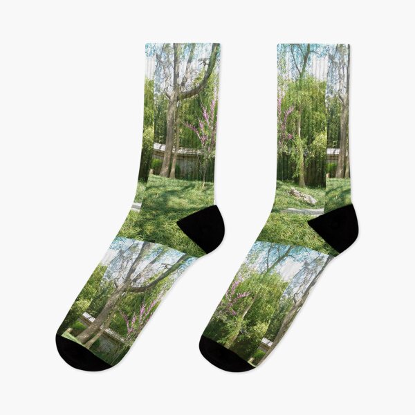 Item preview, Blooming Redbud Tree in Spring Nature Scene designed and sold by KaleChub.