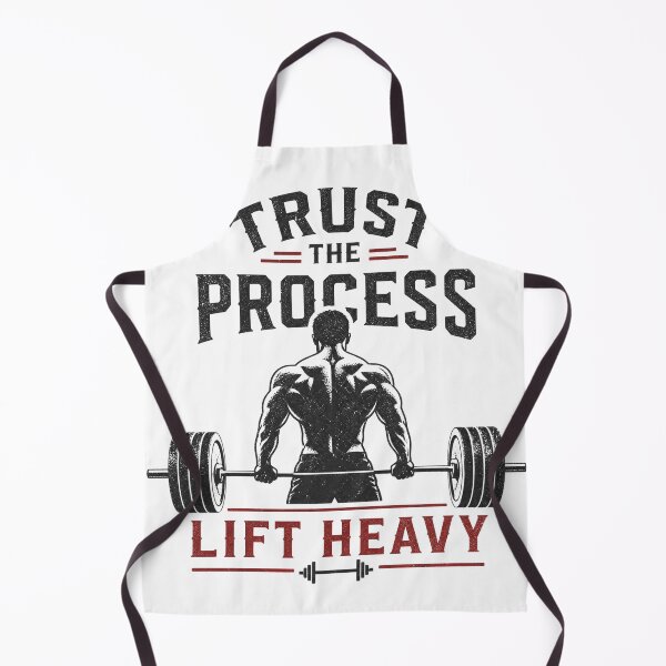 Item preview, Trust the Process – Vintage Distressed Bodybuilding – Heavy Barbell Silhouette – Gym Motivation Art designed and sold by bobscraze.