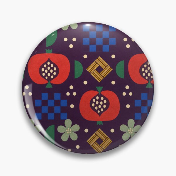 Item preview, Paprika Quince Checker Bloom Pattern designed and sold by aihrgdesign.