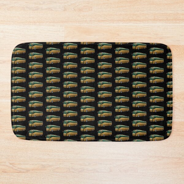 Item preview, Gold Bus emerald glass car designed and sold by C3R0.