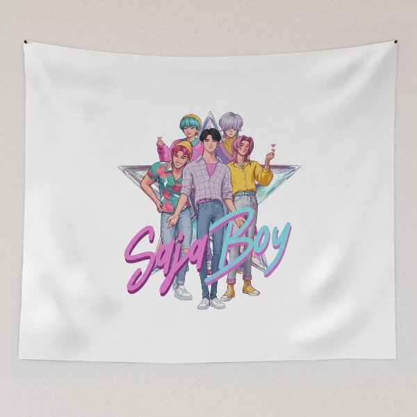 Item preview, Colorful Y2K Pop Boy Art designed and sold by takakamiyama.