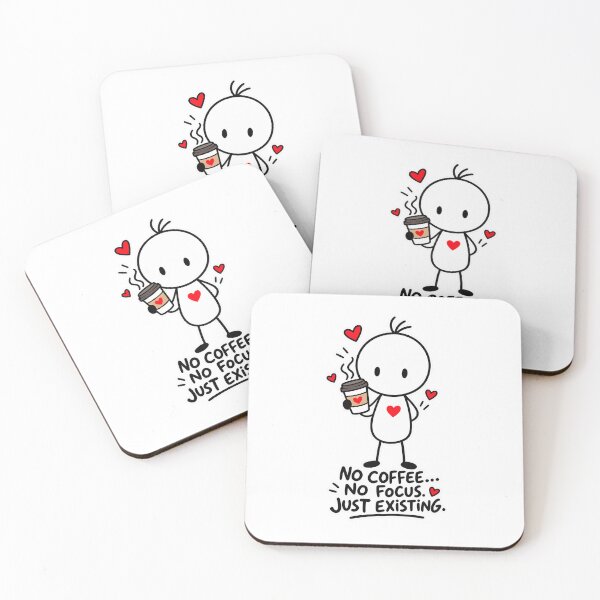 Item preview, Coffee Lover No Coffee No Focus Funny Quote designed and sold by WASABIgreen.